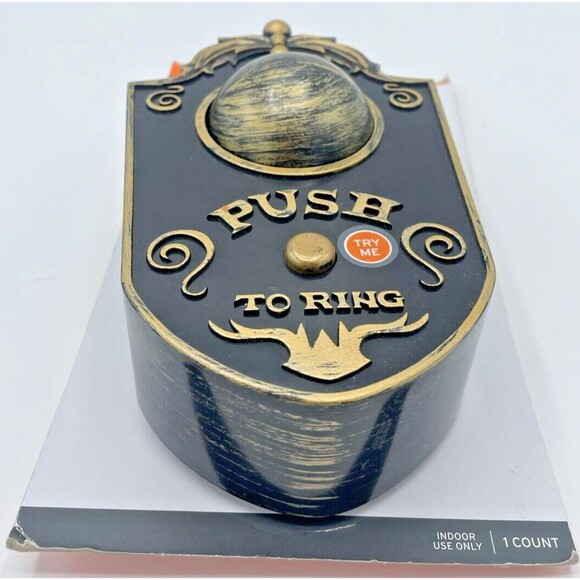 Haunted House Halloween Animated Eyeball Ringing Doorbell- Light, Sound, Motion - Picture 5 of 9